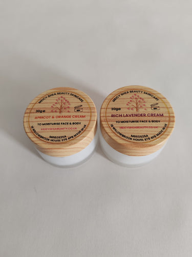 SET- 30ML Morning & Night Moisturisers- With Aromatic Scents For Dry Skin