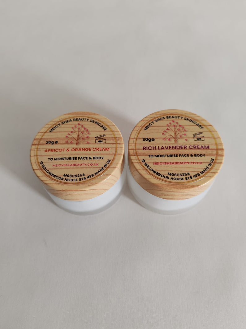 SET- 30ML Morning & Night Moisturisers- With Aromatic Scents For Dry Skin