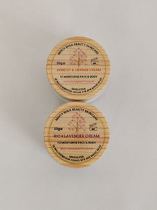 SET- 30ML Morning & Night Moisturisers- With Aromatic Scents For Dry Skin
