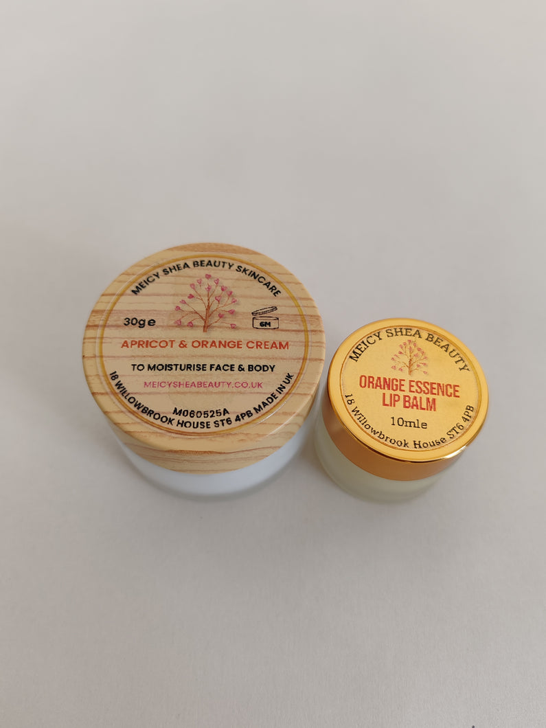 SET- Sunshine Glow Duo- For Morning Face & Lip Care