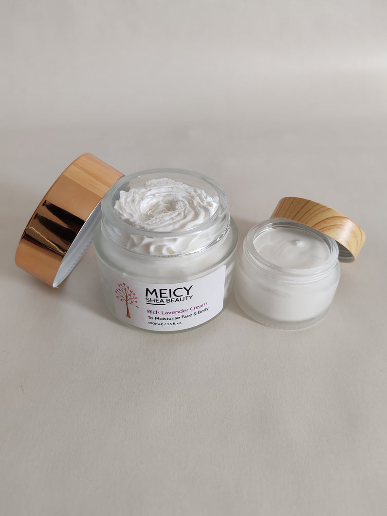 Rich Lavender Cream- For Romantic Settings & Night Time Relaxation