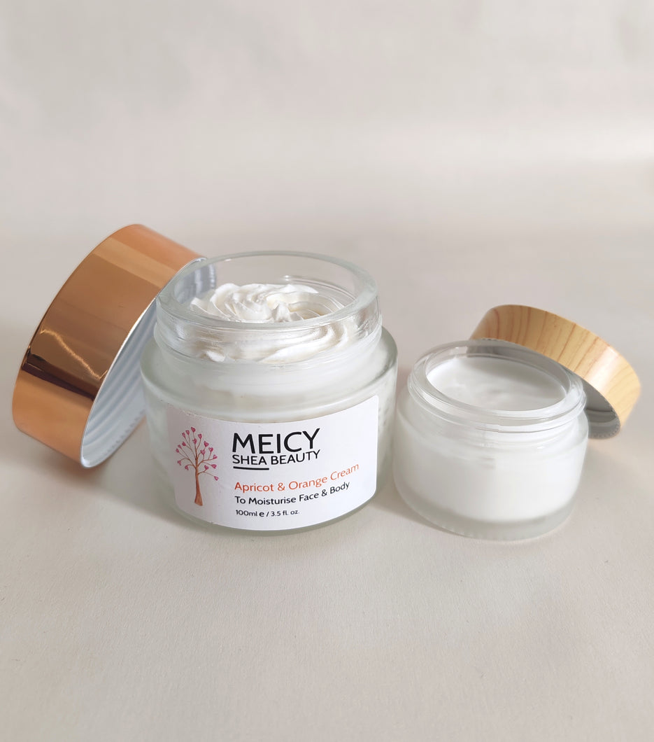 Apricot & Orange Cream- To Moisturise & Relieve Morning Dryness